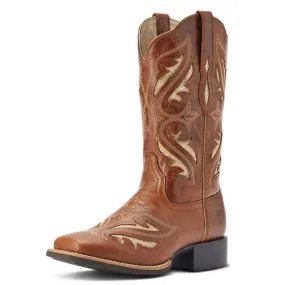 10042446 Ariat Women's Round Up Bliss Western Boot - Midday Tan