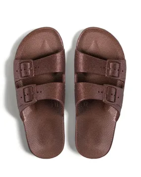 Adult Moses Sandal | Fancy Chocolate Glitter