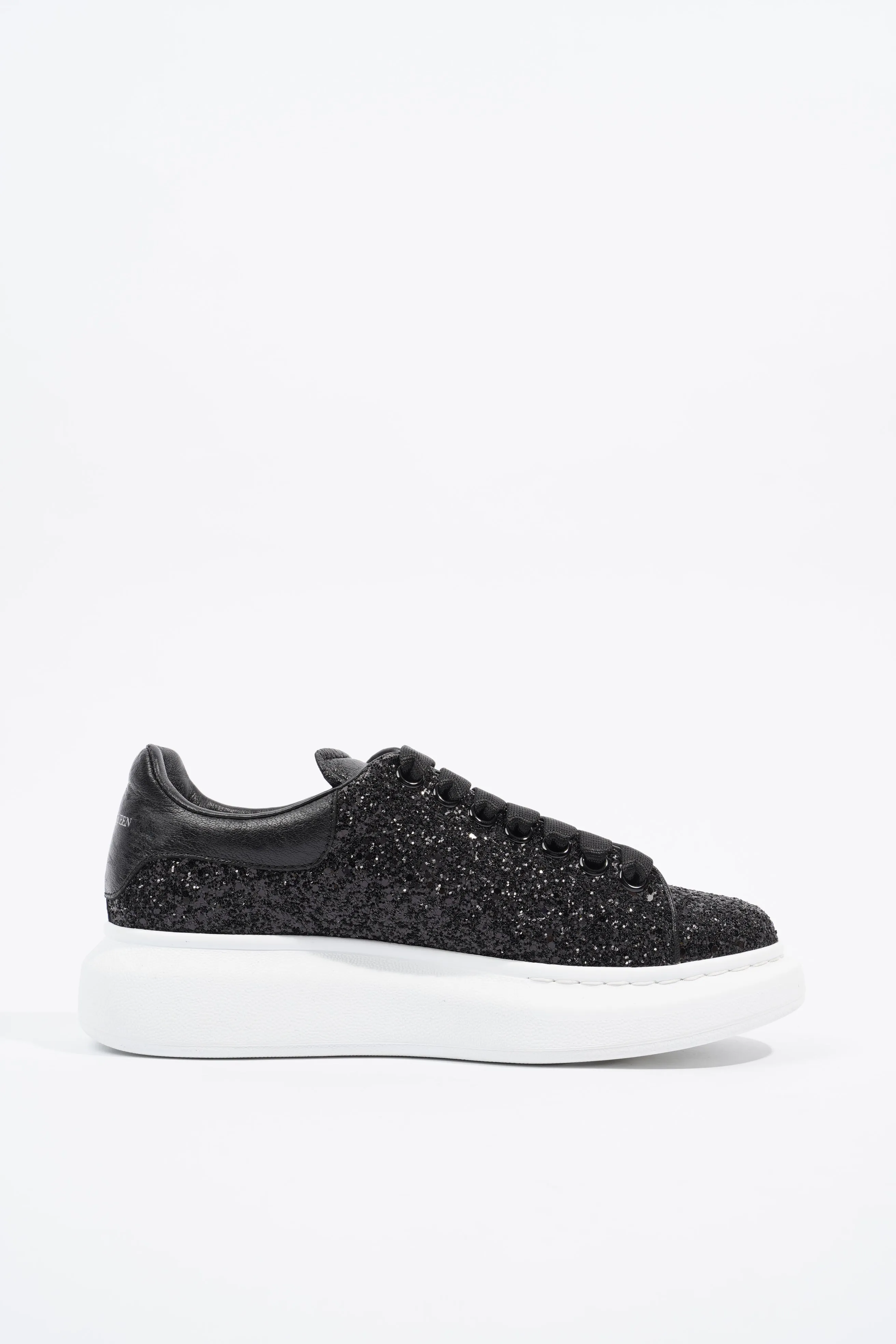 Alexander McQueen Oversized Sneaker Black Glitter EU 38 / UK 5