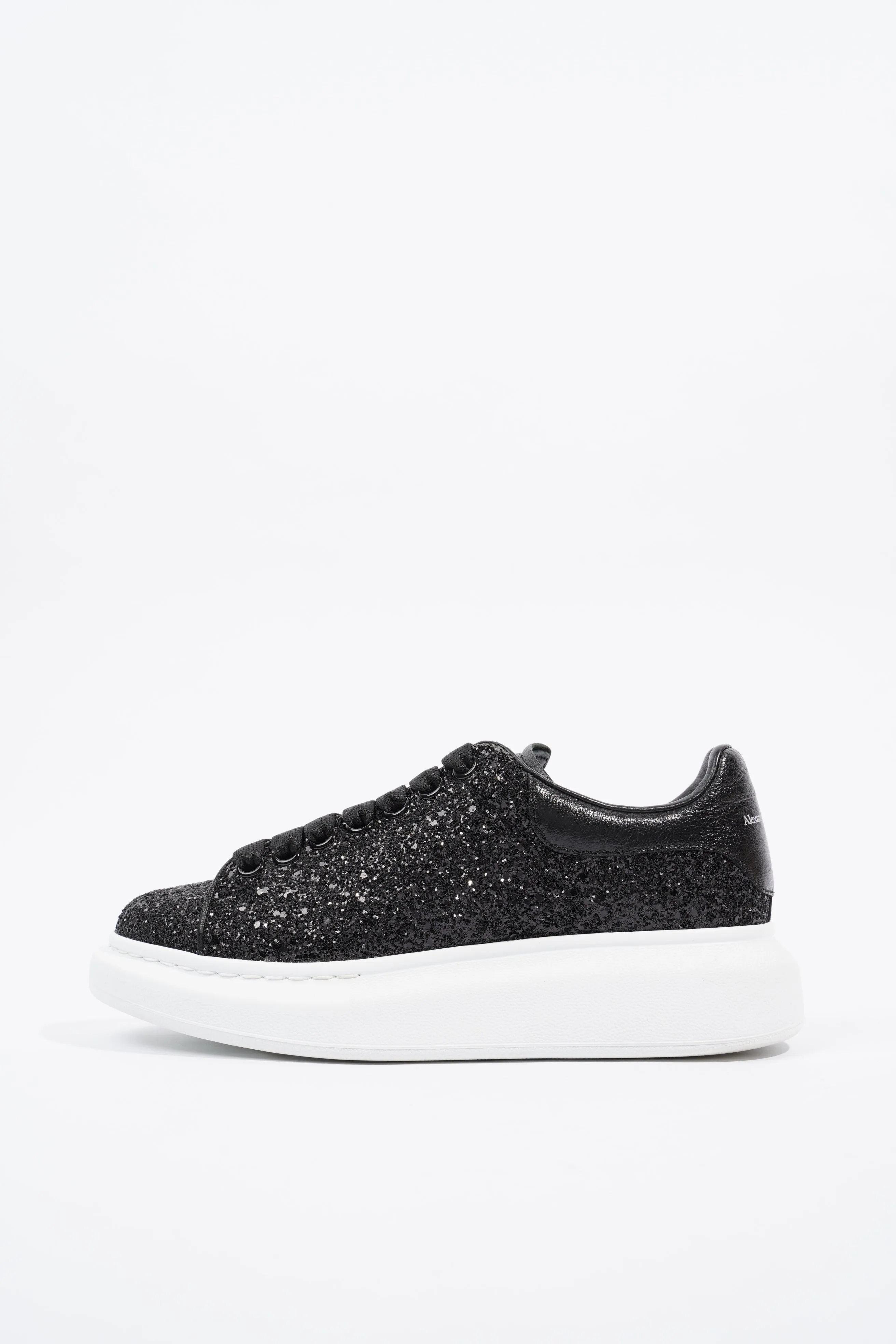 Alexander McQueen Oversized Sneaker Black Glitter EU 38 / UK 5