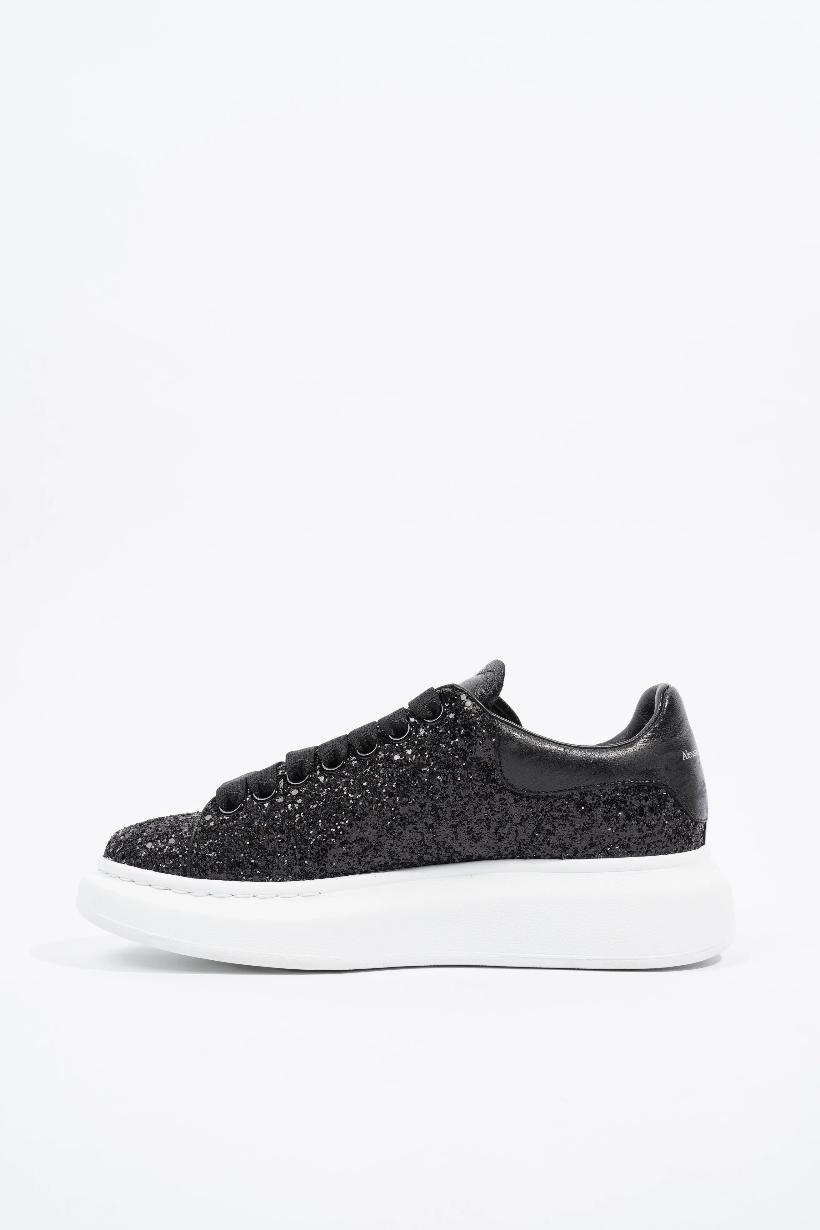 Alexander McQueen Oversized Sneaker Black Glitter EU 38 / UK 5