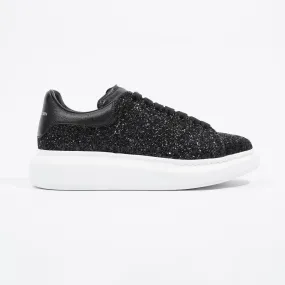 Alexander McQueen Oversized Sneaker Black Glitter / White Leather EU 41.5 UK 8.5