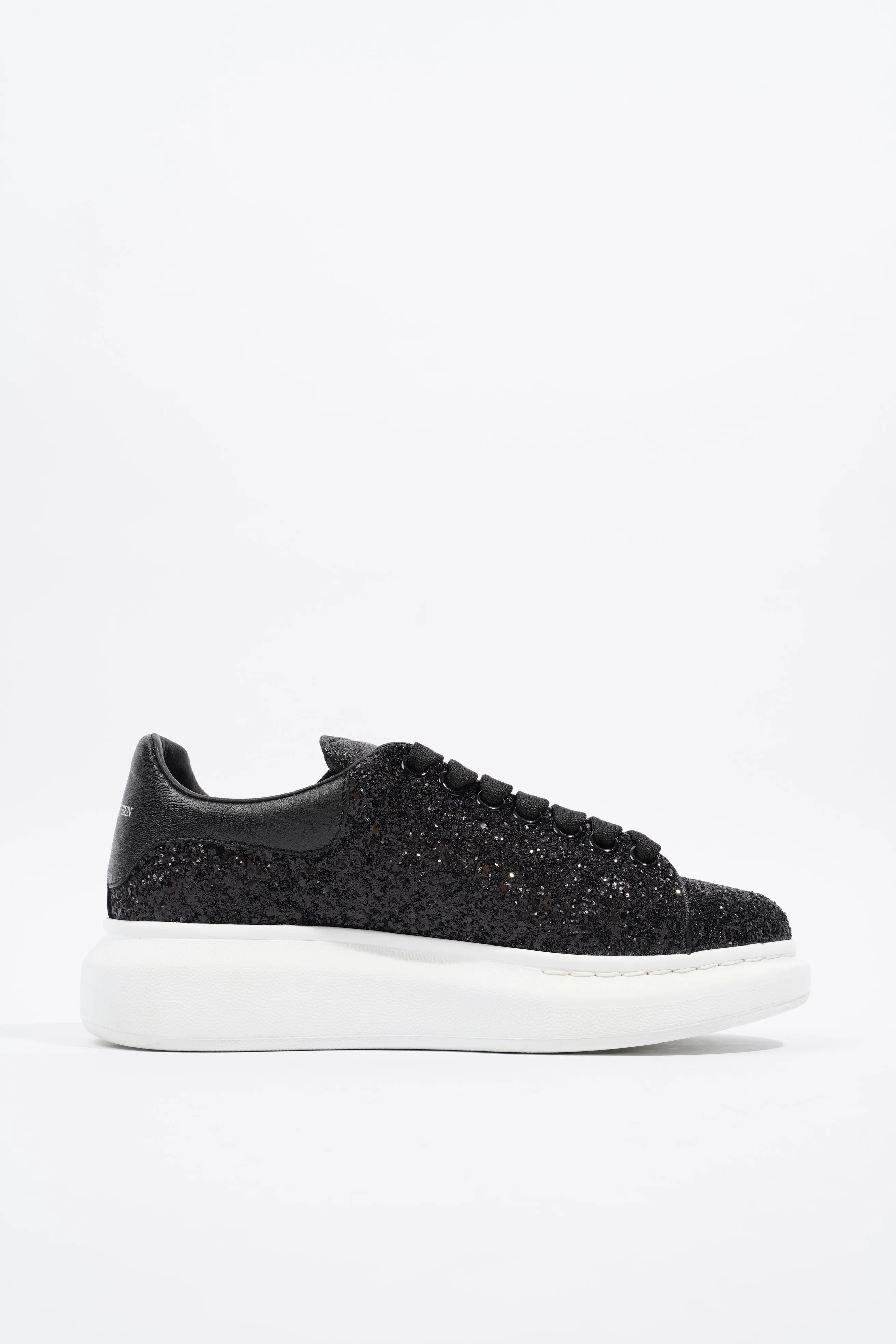 Alexander McQueen Oversized Sneaker Black / White Glitter EU 38 UK 5