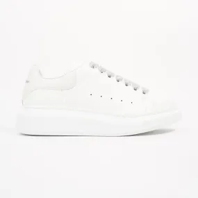 Alexander McQueen Womens Oversized Sneaker White / Glitter Tab EU 39 / UK 6