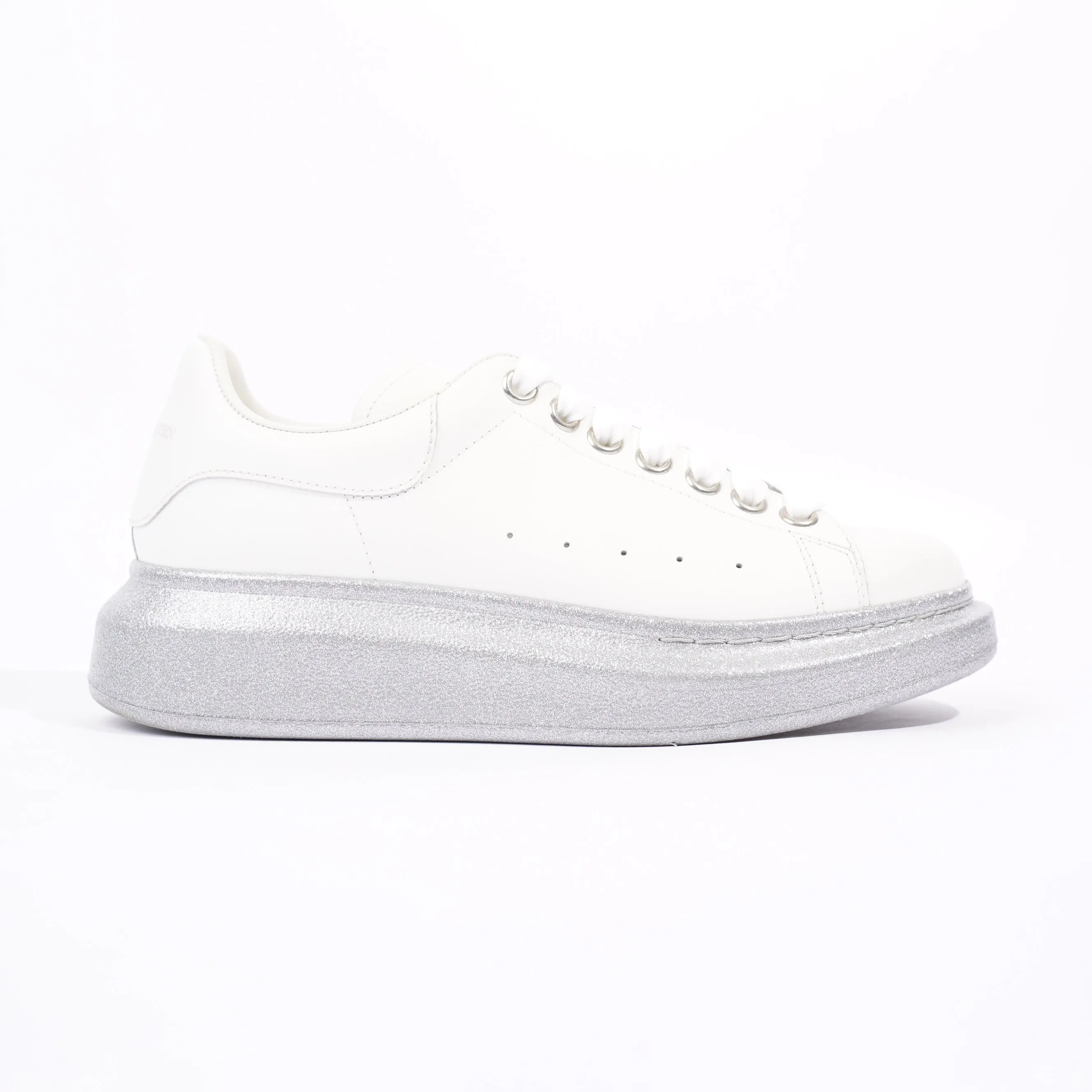 Alexander McQueen Womens Oversized Sneaker White / Grey Midsole EU 37 / UK 4