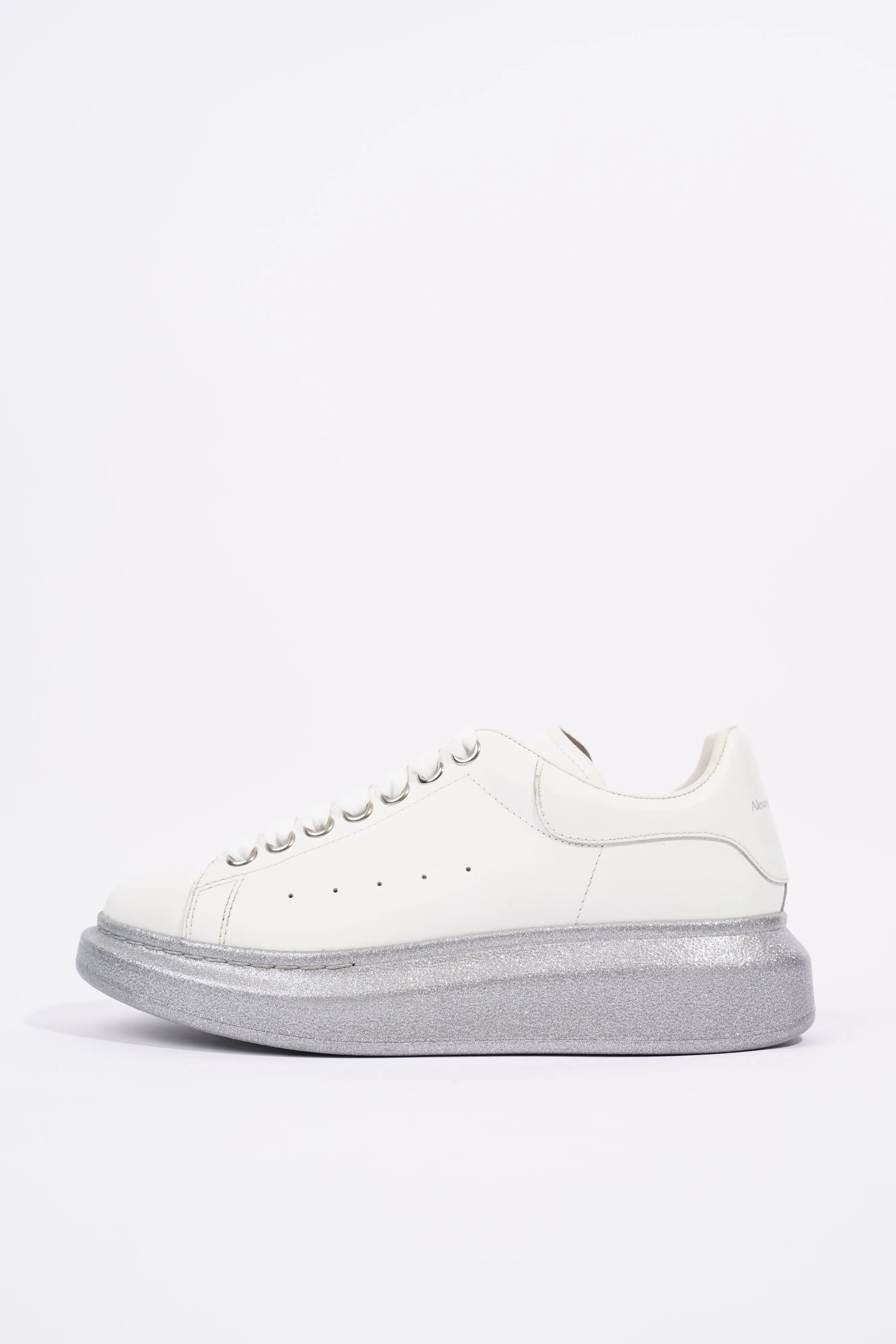 Alexander McQueen Womens Oversized Sneaker White / Grey Midsole EU 37 / UK 4