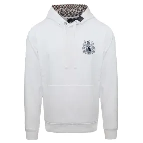 Aquascutum Branded Hood White Hoodie