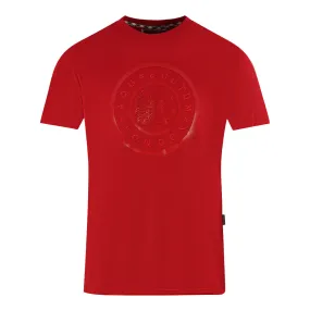 Aquascutum London Circle Logo Red T-Shirt