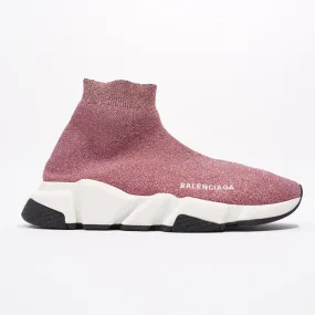 Balenciaga Speed Pink Glitter / White Cotton EU 39 UK 6