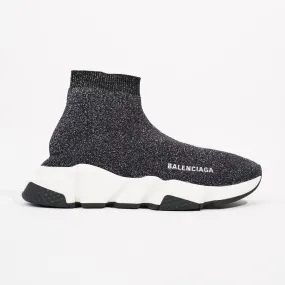 Balenciaga Womens Speed Black Glitter EU 38 / UK 5