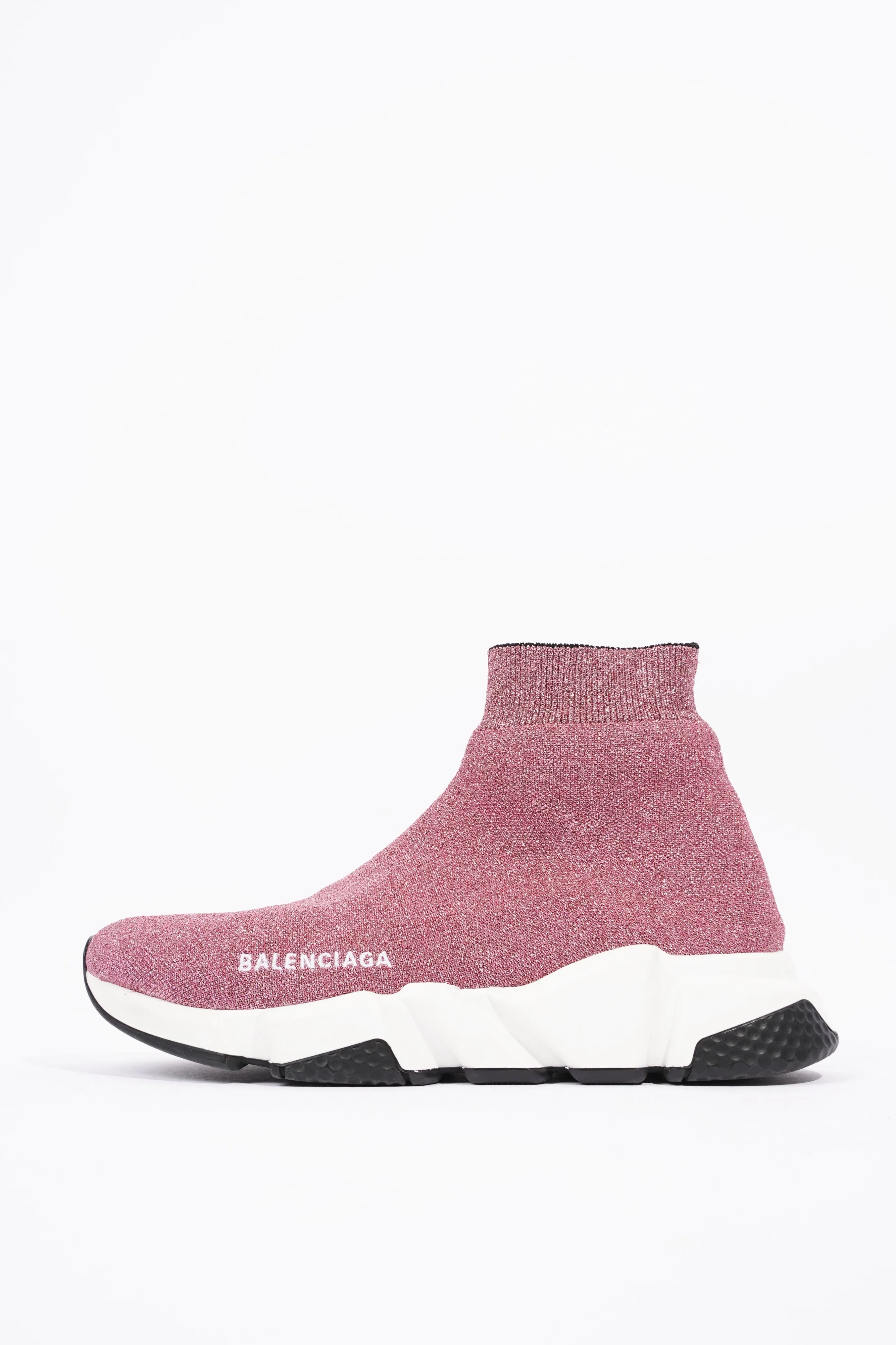 Balenciaga Womens Speed Pink Glitter EU 38 / UK 5