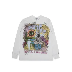 Billionaire Boys Club Mens Plant Life LS Knit 'Snow White'