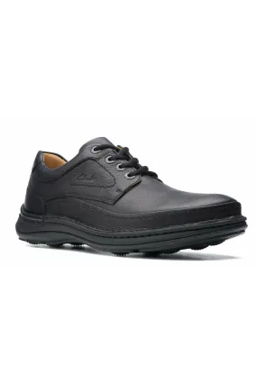 Clarks Nature Three in Black leather