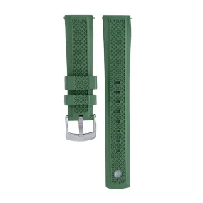 Crosshatch Rubber - Grenade Green