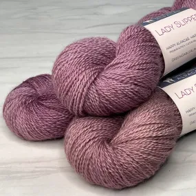 Lady Slipper Fingering Weight Yarn | Grape Expectations