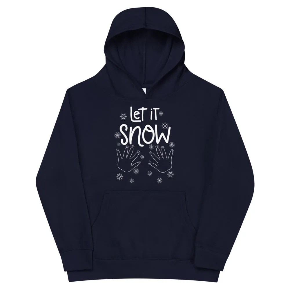 “Let It Snow” Kids Hoodie