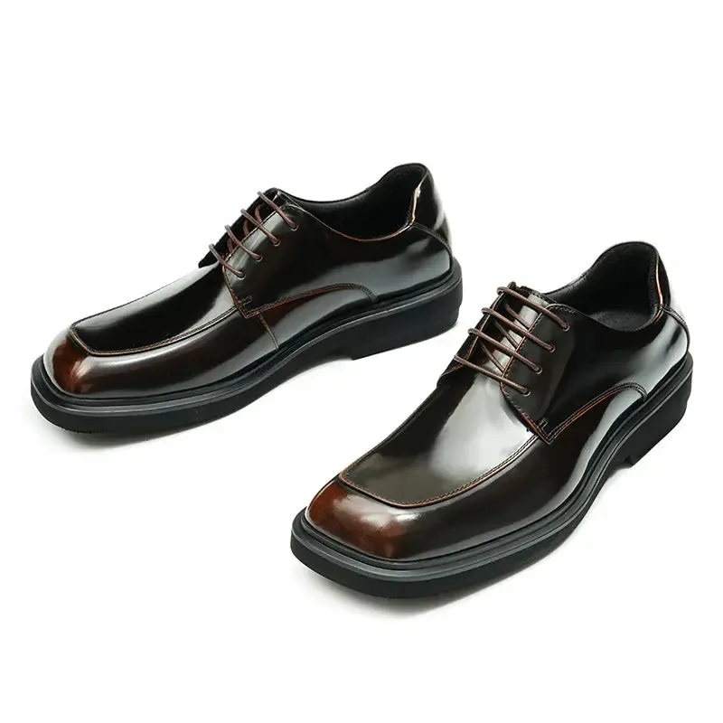 Men's Square-Toe Derby Shoes D23701