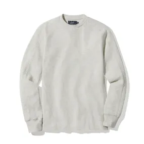 New Spencer Waffle Crew - Oatmeal Heather