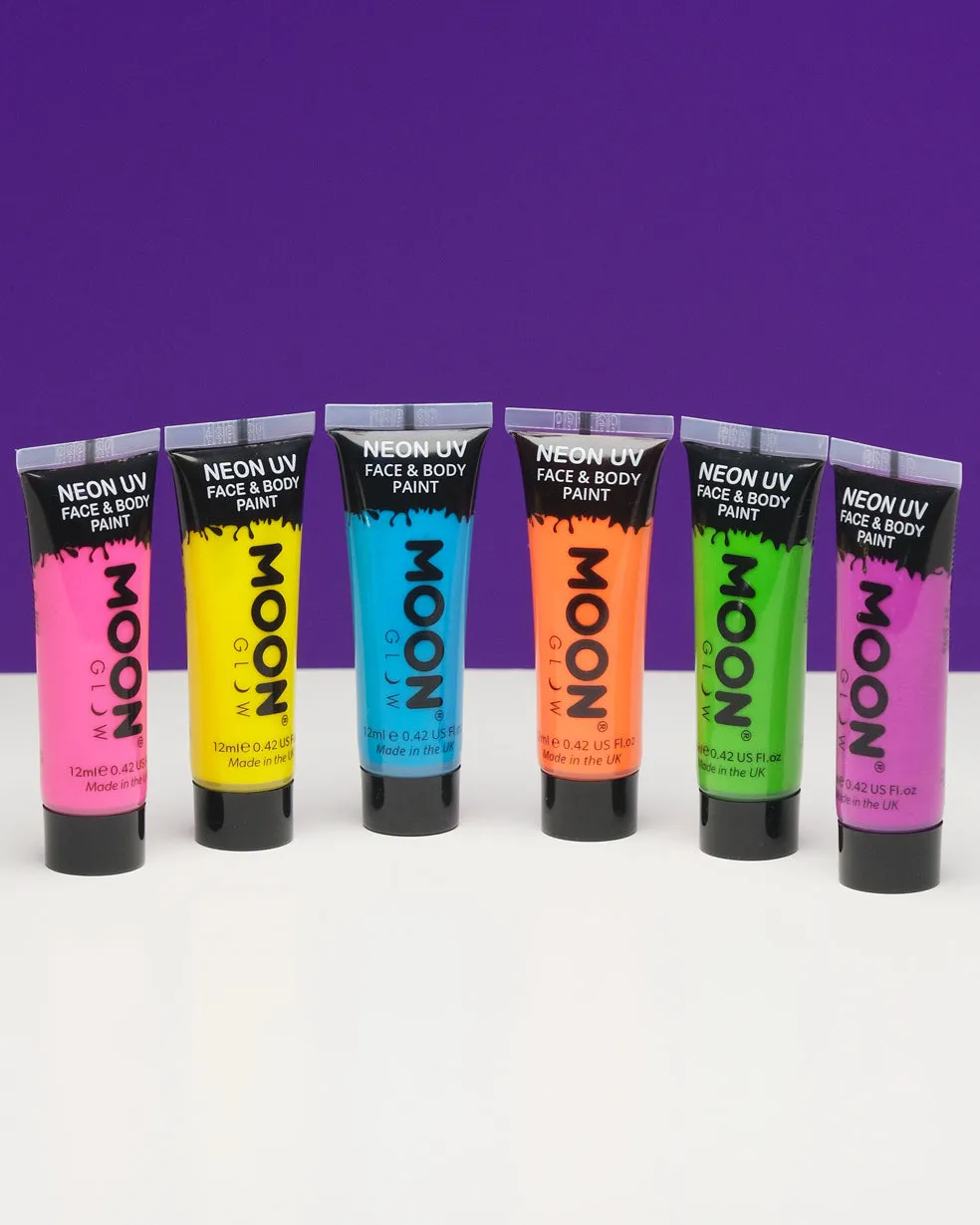 (Package Of 6) Radio Active Body Paint