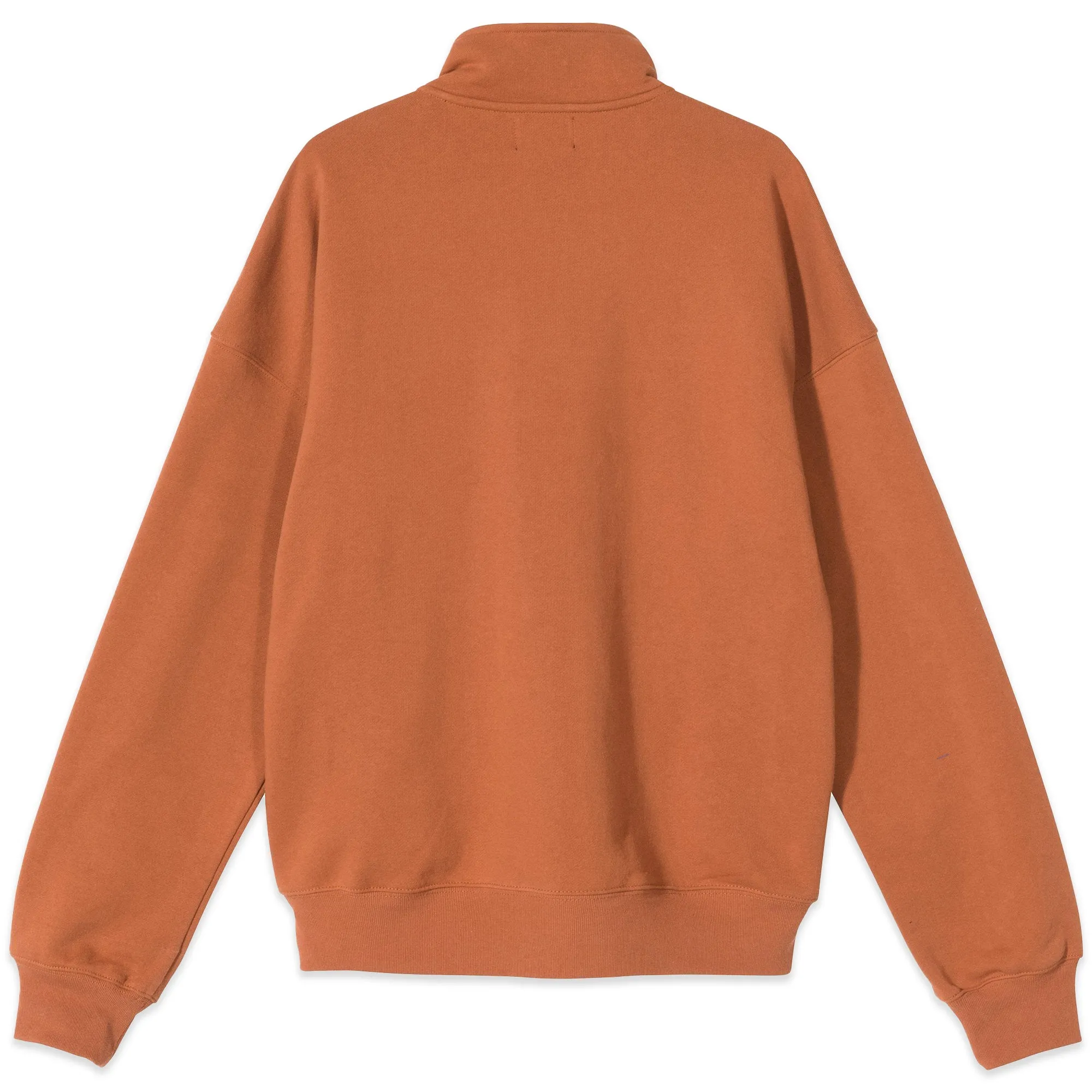 Stussy Mock Neck Half Zip Clay