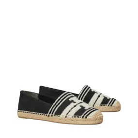 Tory Burch Double T Espadrille - Nero