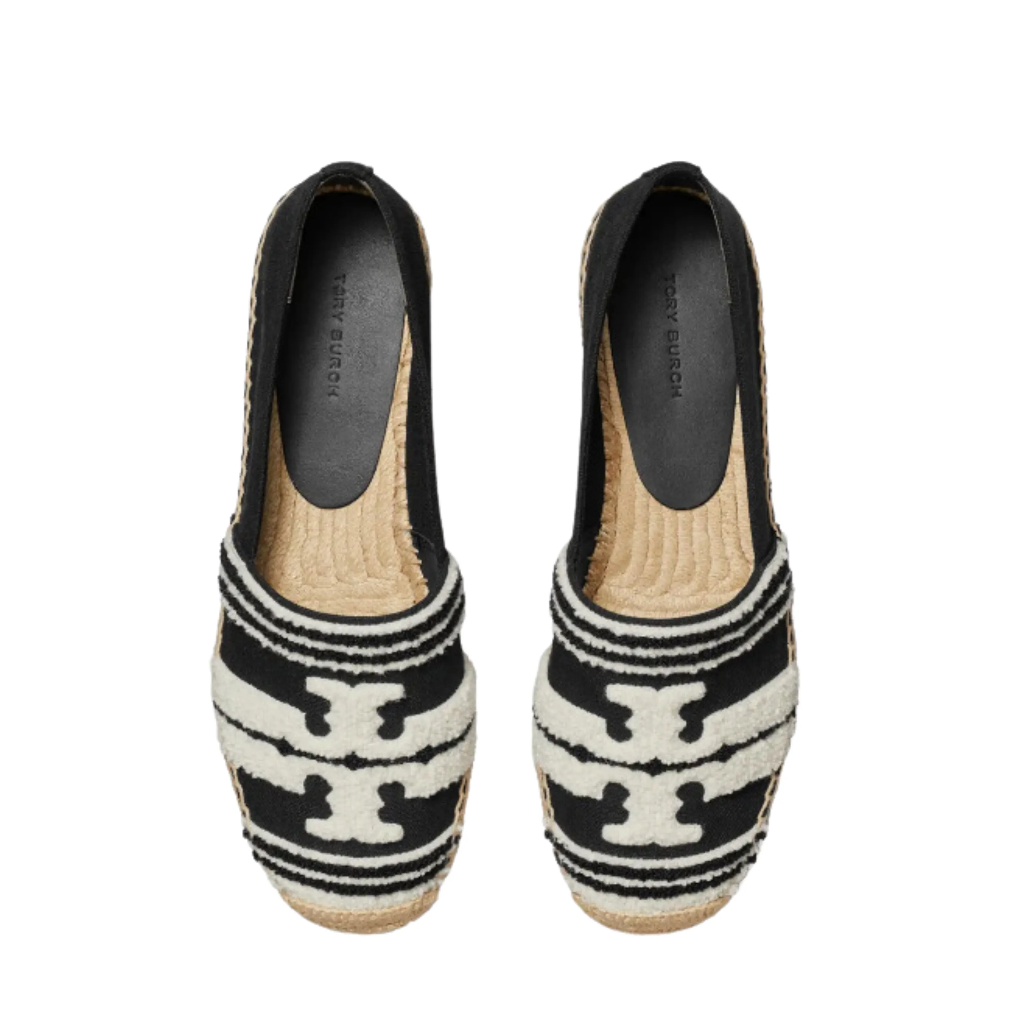 Tory Burch Double T Espadrille - Nero