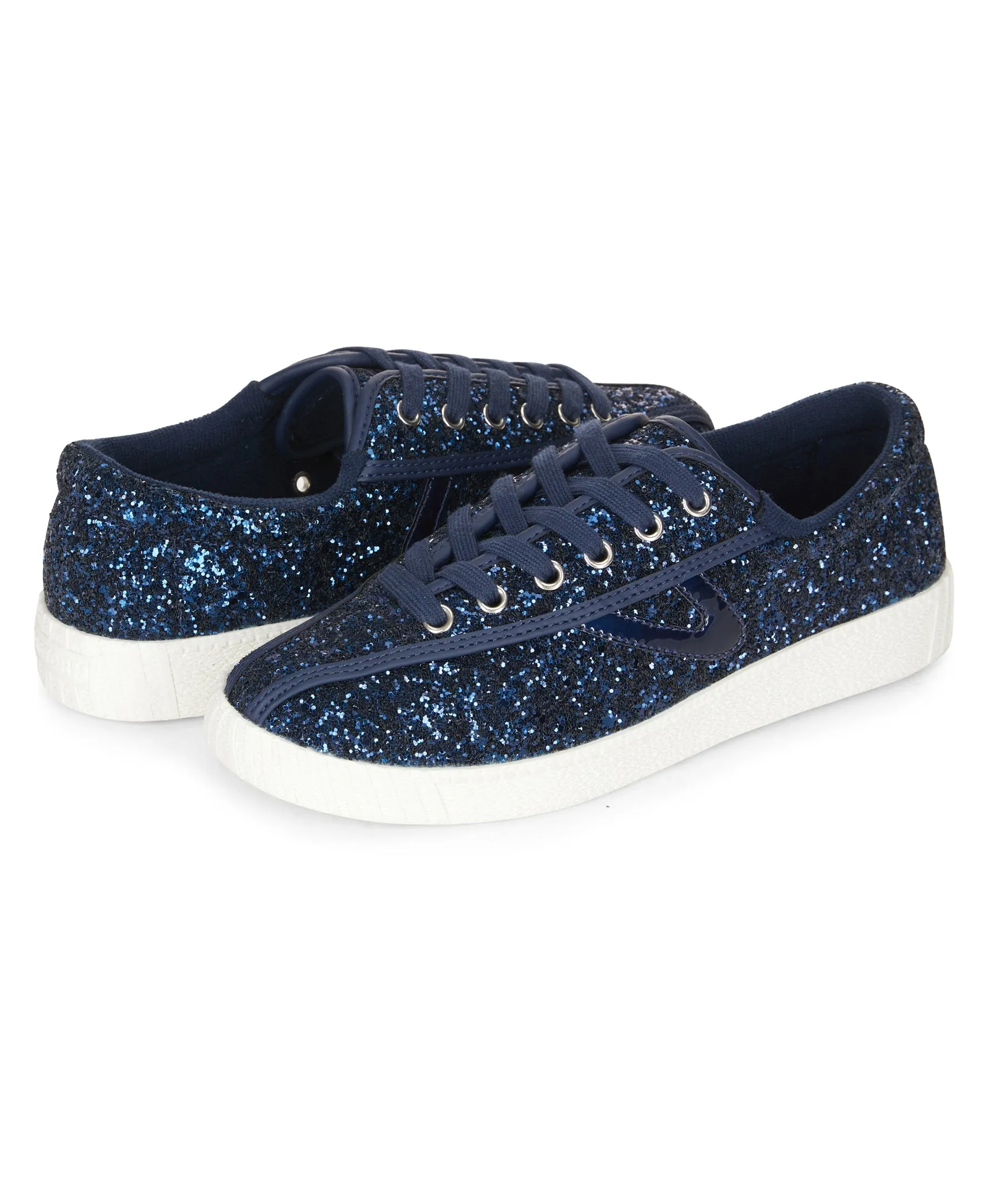 Tretorn Women's Sneakers Nylite Glitter Navy