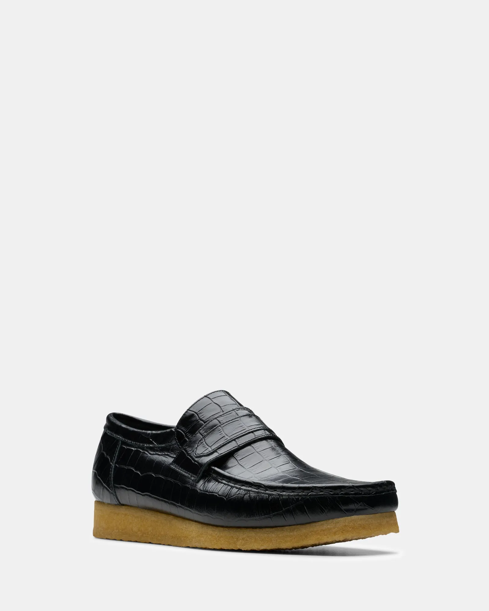 WALLABEE LOAFER (M) Black Croc